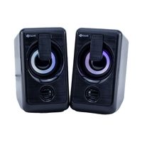 Kisonli L-1010 Circulating Colorful Breathing Lights Music Mobile Speaker